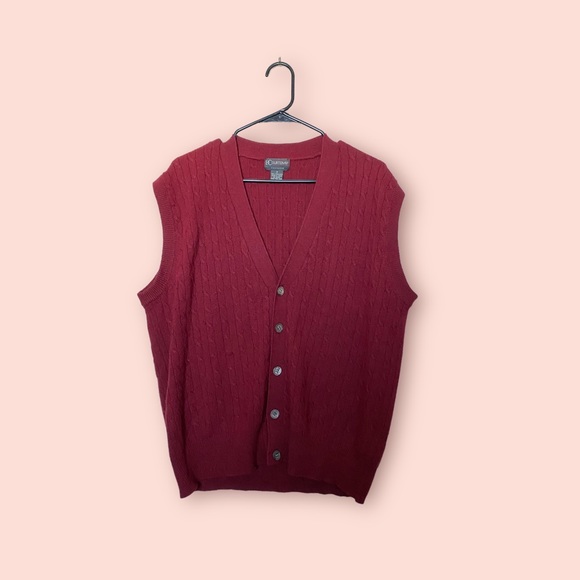 Vintage 100% Cashmere Vest - Picture 1 of 4